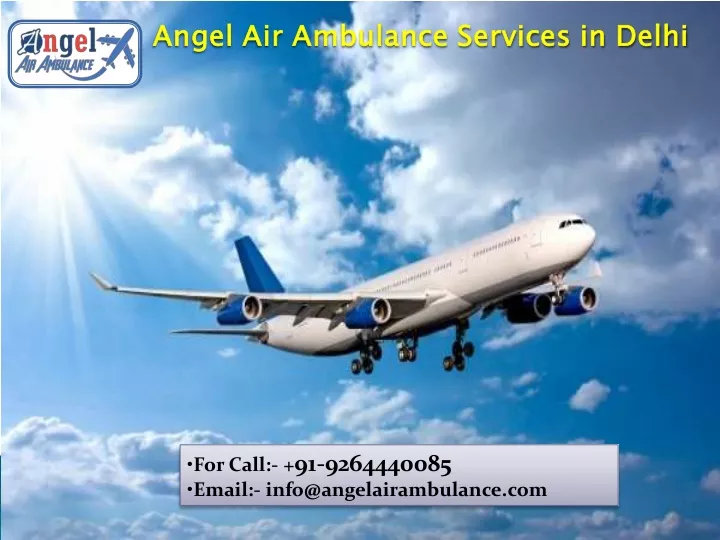 angel air ambulance services in delhi