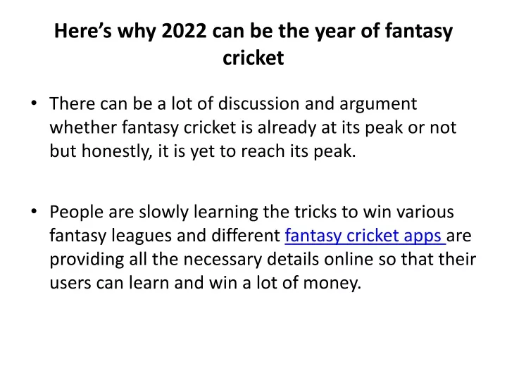 here s why 2022 can be the year of fantasy cricket