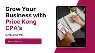 Grow Your Business With Price Kong CPA's & Consultants