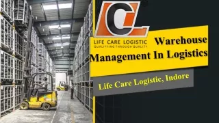 Warehouse Management in Logistics Company