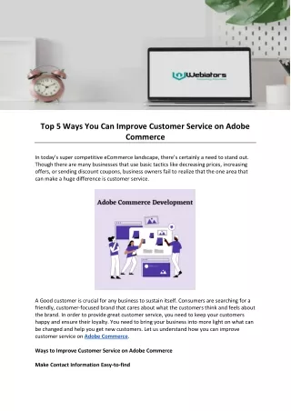 top 5 ways you can improve customer service