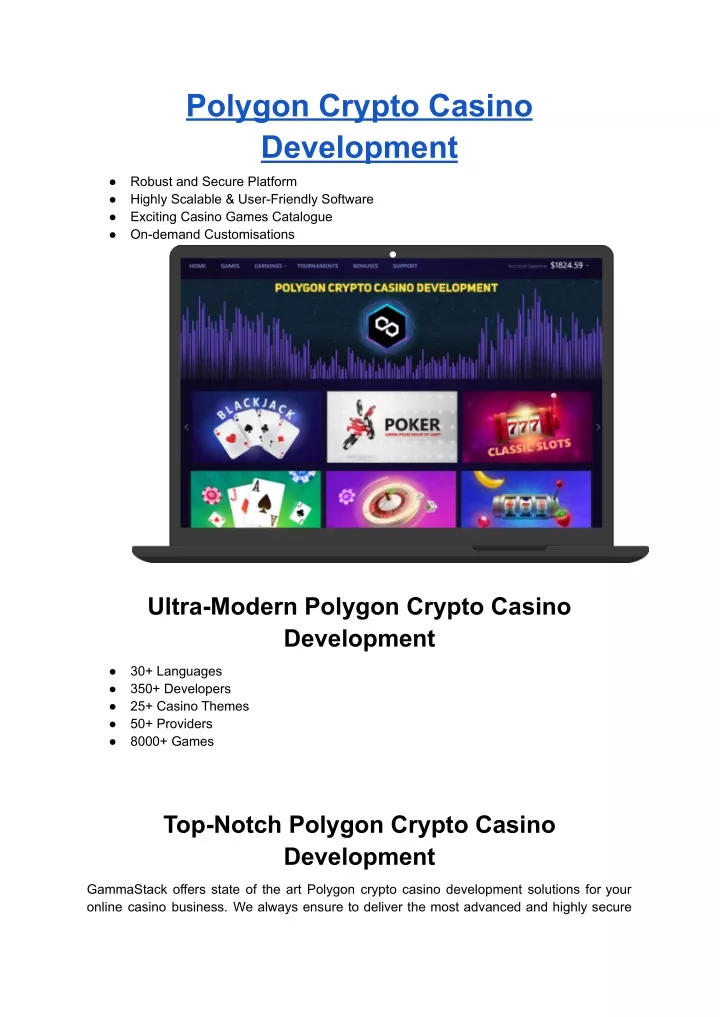 polygon crypto casino development