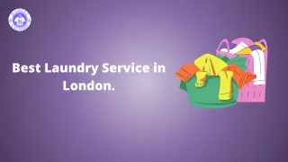 Best Laundry Service in London.