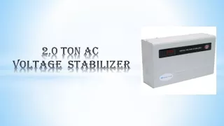 Best 2.0 Ton AC voltage stabilizers for Home
