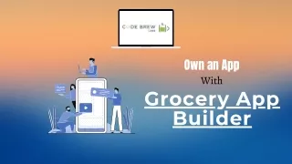 Grocery App Builder