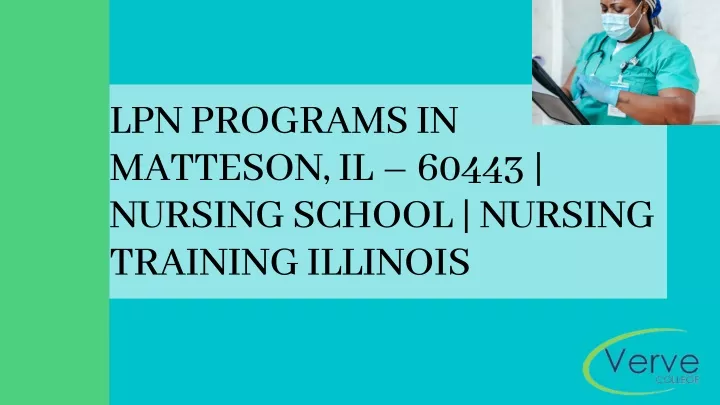 lpn programs in matteson il 60443 nursing school