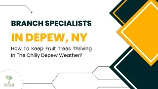 How To Keep Fruit Trees Thriving In The Chilly Depew Weather
