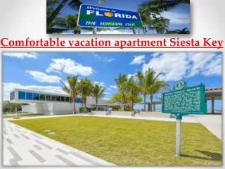 Comfortable vacation apartment Siesta Key