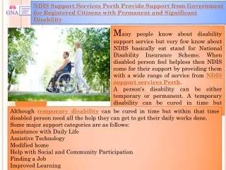 ndis support services perth provide support from