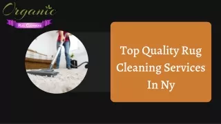Eco-Friendly Rug Cleaning NY