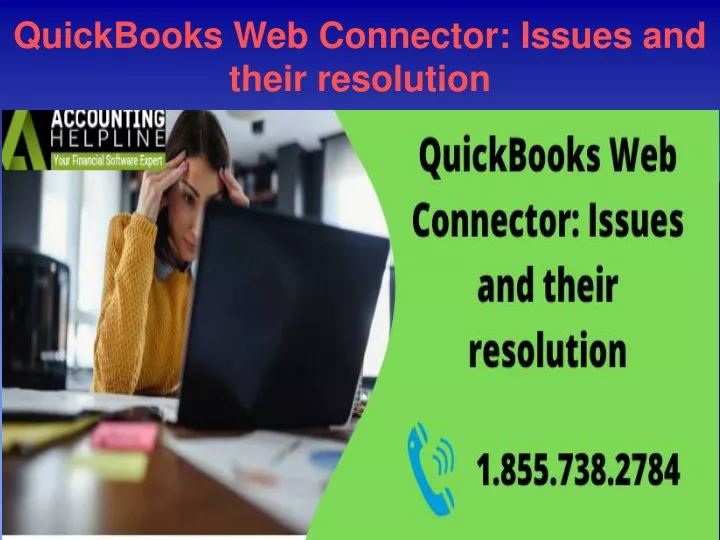 quickbooks web connector issues and their resolution