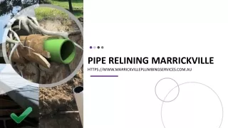 pipe relining marrickville