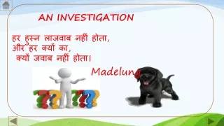 an investigation