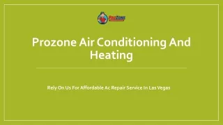 prozone air conditioning and heating