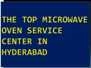 the best microwave oven service center