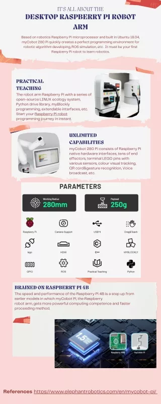 DESKTOP RASPBERRY PI ROBOT ARM