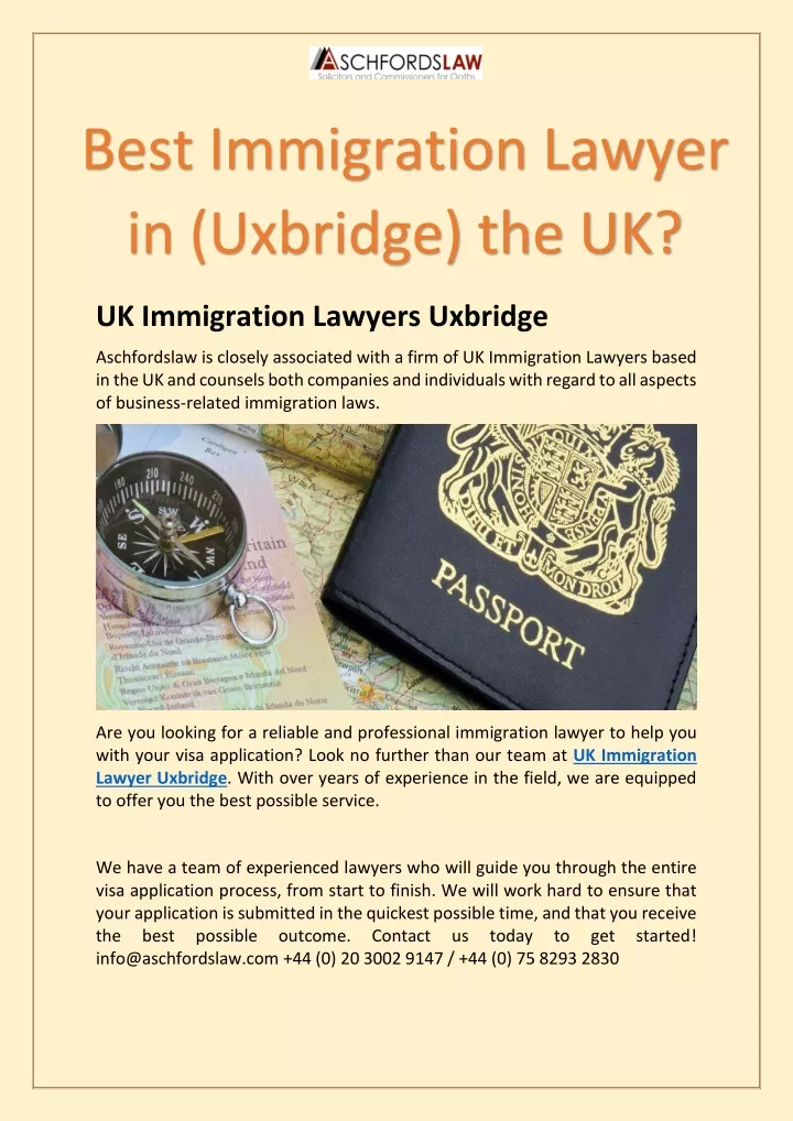 best immigration lawyer in uxbridge the uk