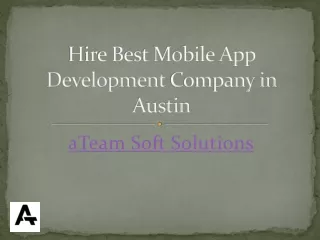 App Development company in Austin