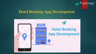 hotel booking app development