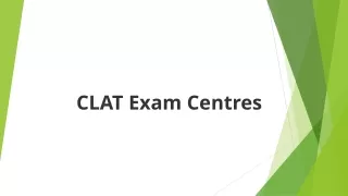 CLAT Exam Centres