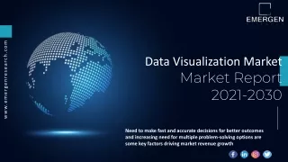 data visualization market market report 2021 2030