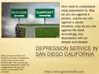 Depression Service In San Diego