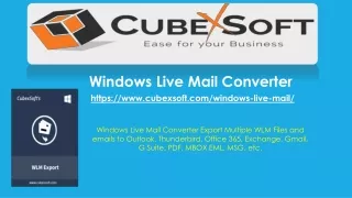 windows live mail converter