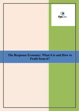 the response economy what it is and how to profit