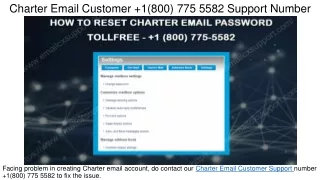 +1(800) 568-6975 Charter Email Customer Care Number