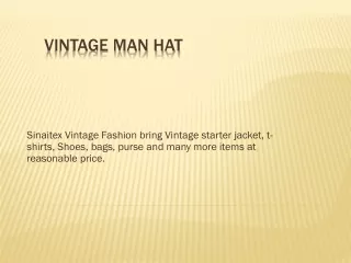 vintage man hat