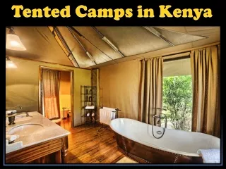 tented camps in kenya