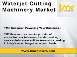 waterjet cutting machinery market