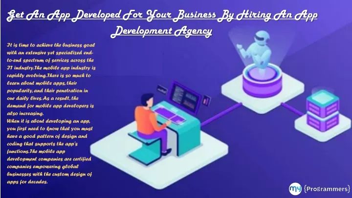 get an app developed for your business by hiring