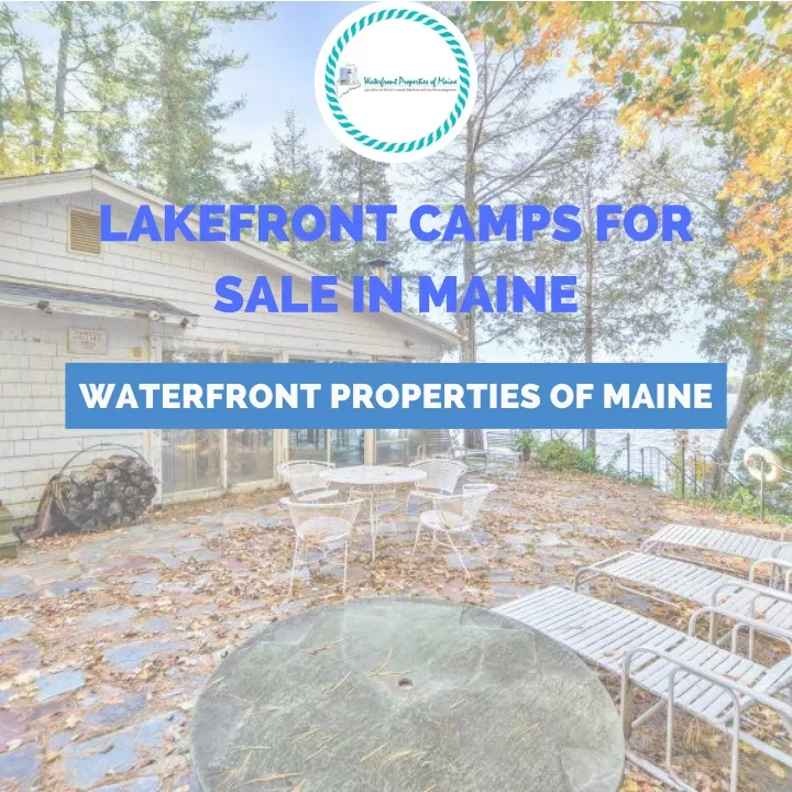 lakefront camps for sale in maine