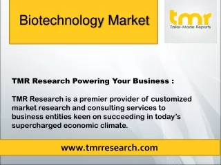 biotechnology market