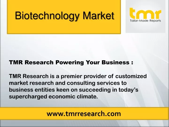 biotechnology market