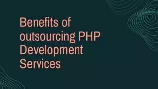 benefits of outsourcing php development services