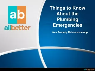 things to know about the plumbing emergencies