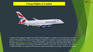 Book Cheap Flights to London  1-866-579-8033
