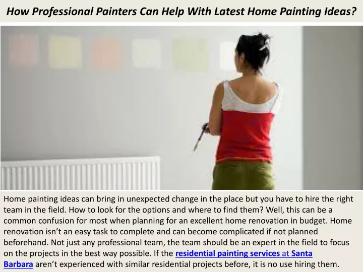 how professional painters can help with latest home painting ideas