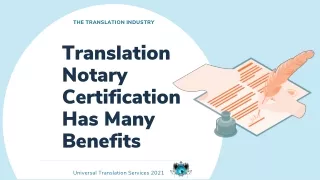 the translation industry