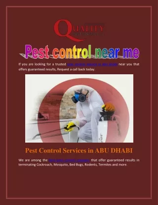 Pest control near me