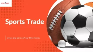 Want to Earn Money with the Best Sportstrade Stocks