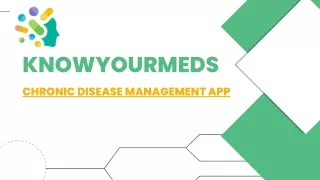 knowyourmeds chronic disease management app