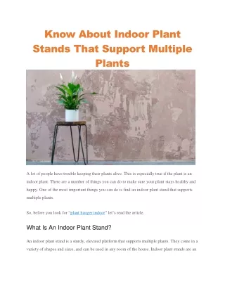 indoor plant stands for multiple plants