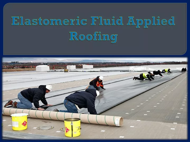 elastomeric fluid applied roofing