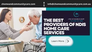 the best providers of NDIS Home Care Services Gawler & Wyndham
