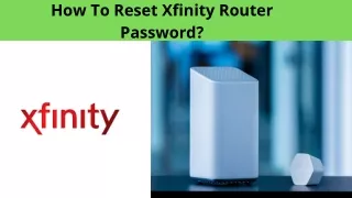 how to reset xfinity router password
