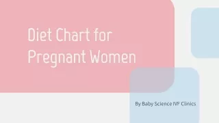 Diet Chart for Pregnant Women