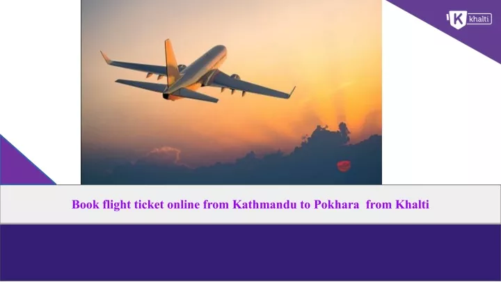 book flight ticket online from kathmandu